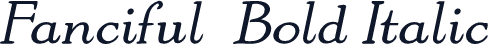 Fanciful  Bold Italic