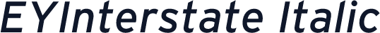 EYInterstate Italic