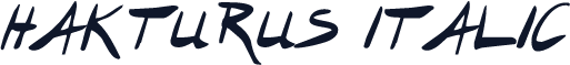 Hakturus Italic