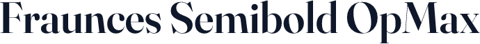 Fraunces Semibold OpMax