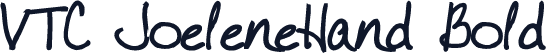 VTC JoeleneHand Bold