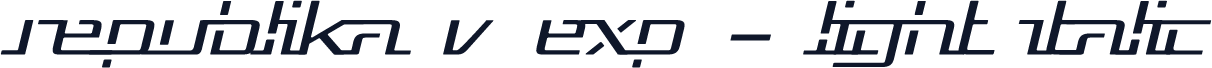 Republika V Exp - Light Italic