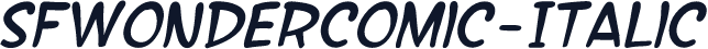 SFWonderComic-Italic