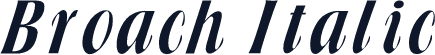 Broach Italic