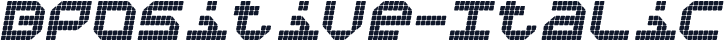 Bpositive-Italic