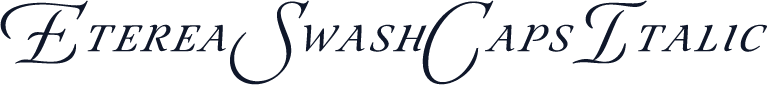EtereaSwashCapsItalic