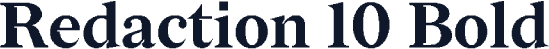 Redaction 10 Bold