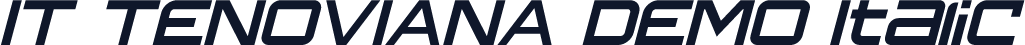 IT TENOVIANA DEMO Italic