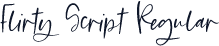 Flirty Script Regular