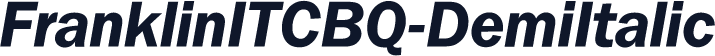 FranklinITCBQ-DemiItalic