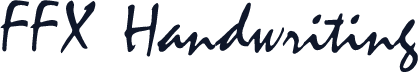 FFX Handwriting