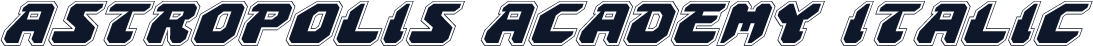 Astropolis Academy Italic