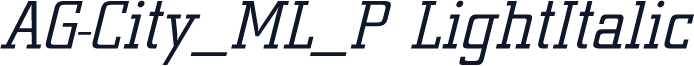 AG-City_ML_P LightItalic