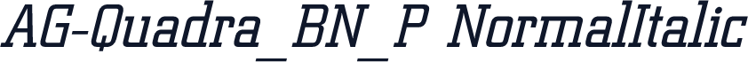 AG-Quadra_BN_P NormalItalic