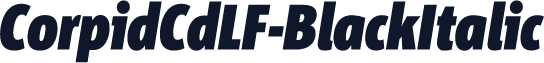 CorpidCdLF-BlackItalic