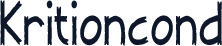 Kritioncond