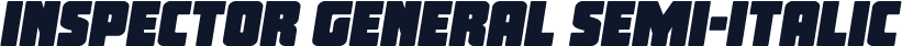 Inspector General Semi-Italic