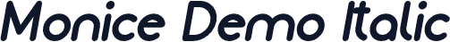 Monice Demo Italic