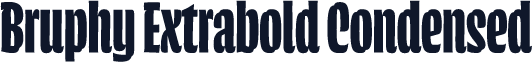 Bruphy Extrabold Condensed