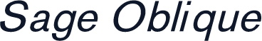 Sage Oblique