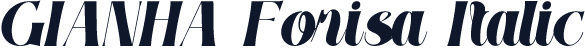 GIANHA Forisa Italic