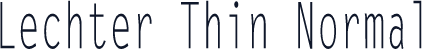 Lechter Thin Normal