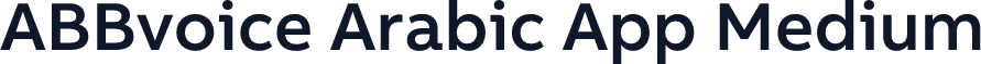 ABBvoice Arabic App Medium
