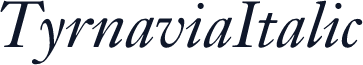 TyrnaviaItalic