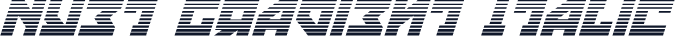 Nyet Gradient Italic
