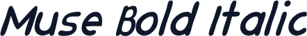 Muse Bold Italic
