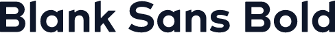 Blank Sans Bold