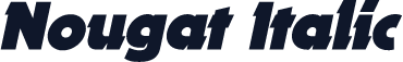 Nougat Italic