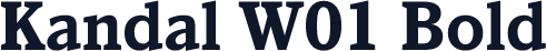 Kandal W01 Bold