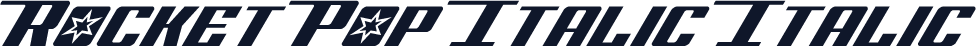 Rocket Pop Italic Italic
