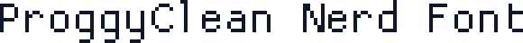 ProggyClean Nerd Font