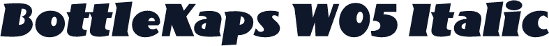 BottleKaps W05 Italic