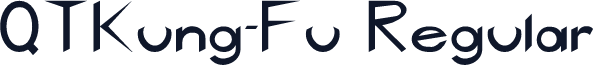 QTKung-Fu Regular
