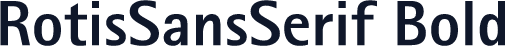 RotisSansSerif Bold