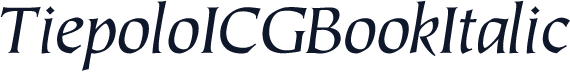 TiepoloICGBookItalic