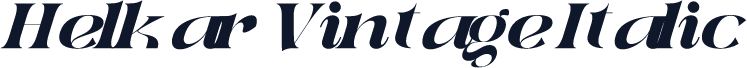 Helkar Vintage Italic