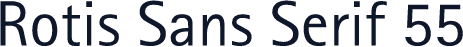 Rotis Sans Serif 55