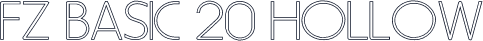 FZ BASIC 20 HOLLOW