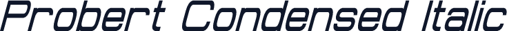 Probert Condensed Italic
