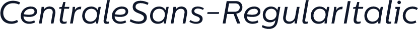 CentraleSans-RegularItalic