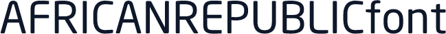 AFRICANREPUBLICfont