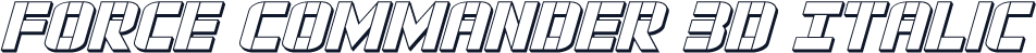 Force Commander 3D Italic