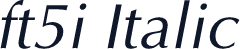ft5i Italic