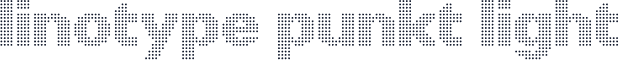 Linotype Punkt Light