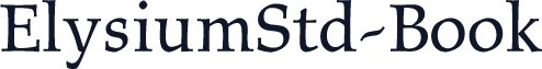 ElysiumStd-Book
