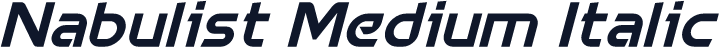 Nabulist Medium Italic